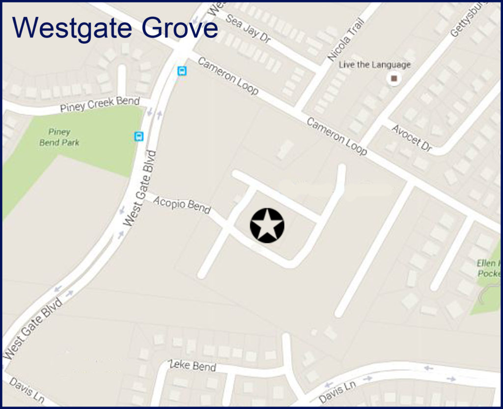 westgate grove map